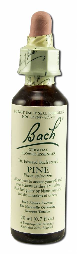 Bach Flower Remedies Original Flower Essences Pine Bach Flower Remedy # 24