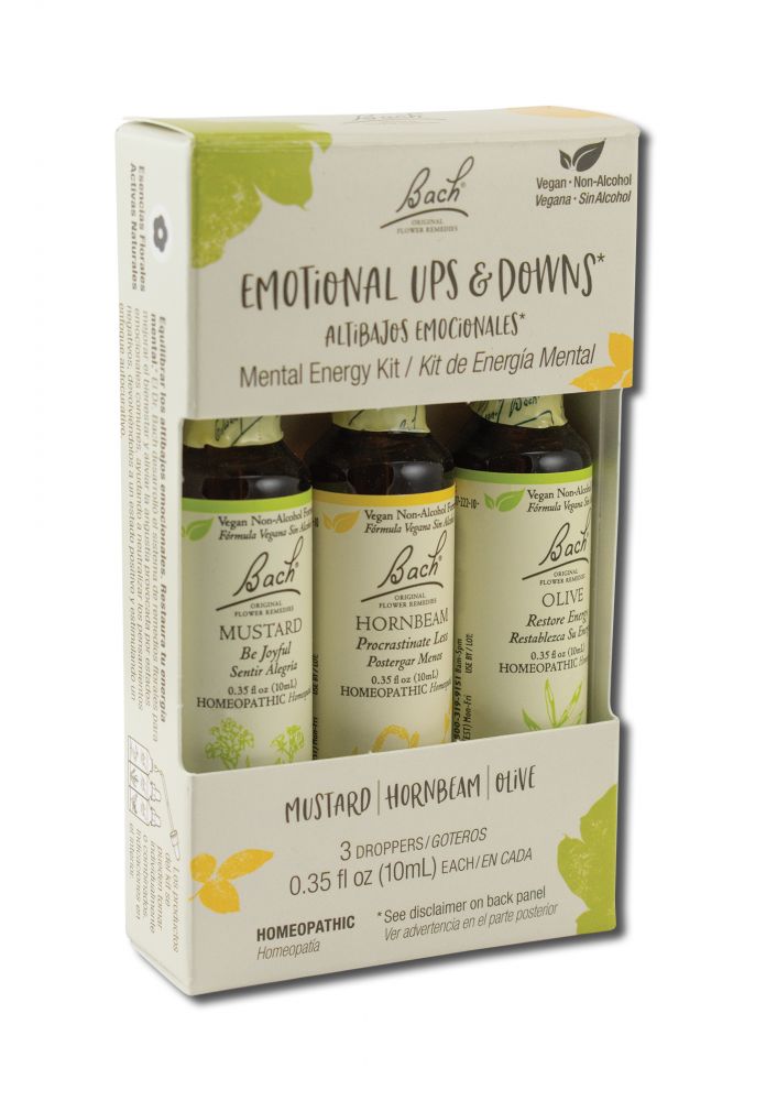 Four Elements Nelson Bach Kits Emotional Ups & Downs Alcohol Free Kit 3 pk