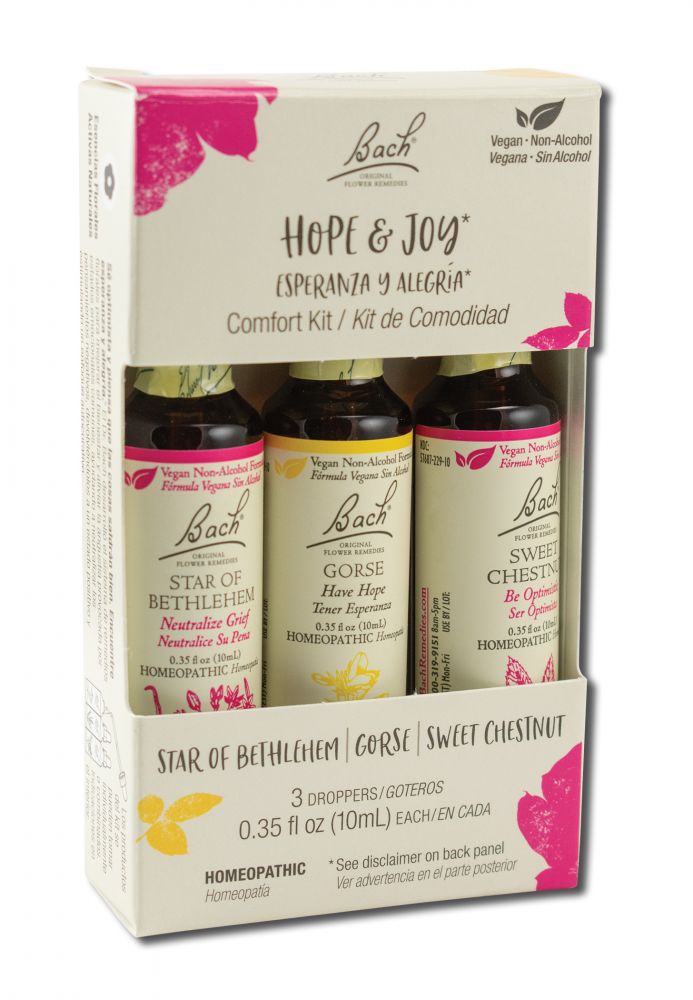 Four Elements Nelson Bach Kits Hope & Joy Alcohol Free Kit 3 pk