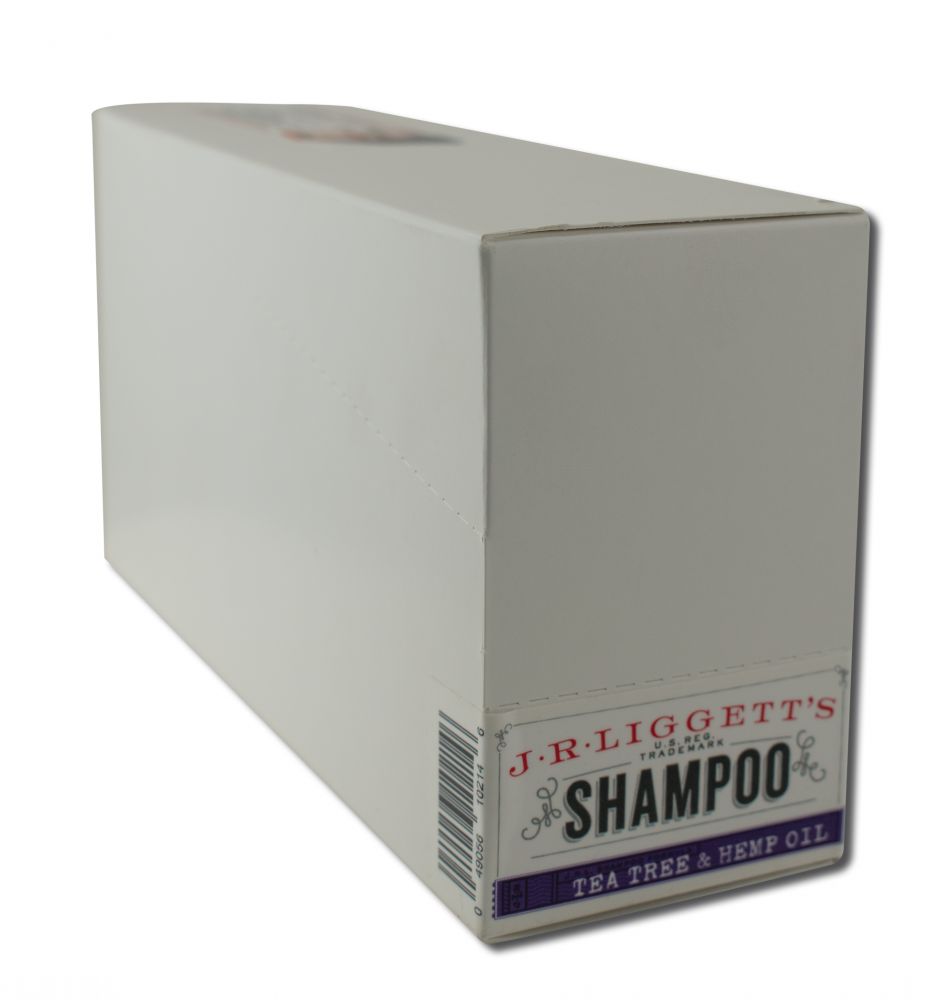 JR Liggetts Bar Shampoo Displays Tea Tree & Hemp Bar Shampoo Display 12 pc