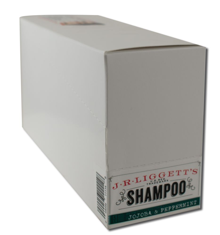 JR Liggetts Bar Shampoo Displays Jojoba & Peppermint Bar Shampoo Display 12 pc