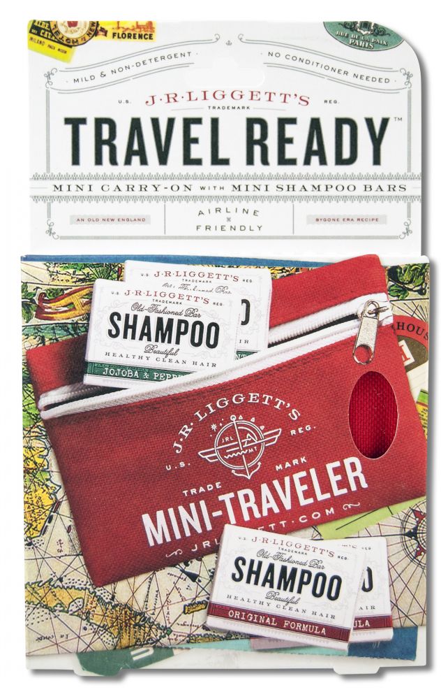 JR Liggetts Bar Shampoo Bar Shampoo Mini Carry On with Mini Shampoo Bars 5 pc