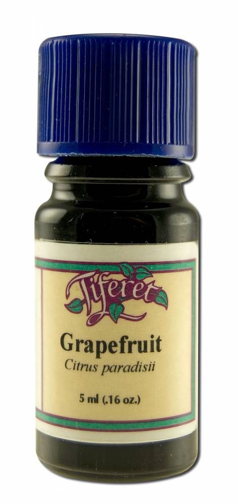Tiferet Blue Glass Aromatic Professional Oils Grapefruit USA Israel 5 ml
