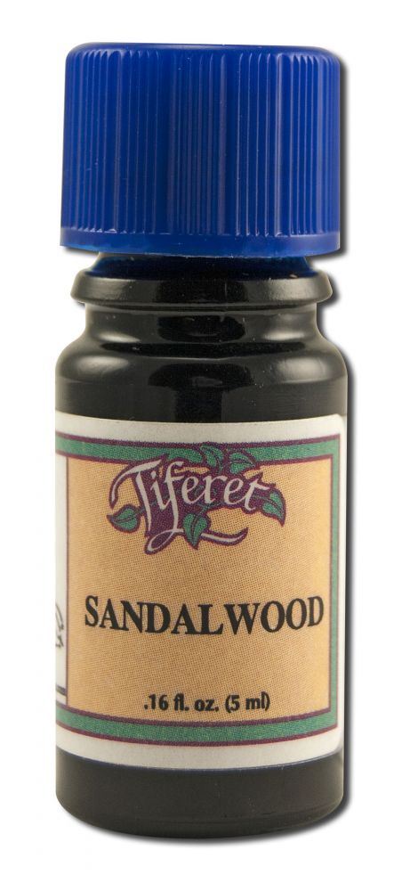 Tiferet Blue Glass Aromatic Professional Oils Sandalwood 5 ml