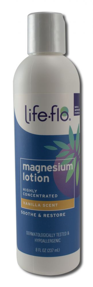 Life-Flo Body Care Magnesium Lotion Vanilla 8 oz