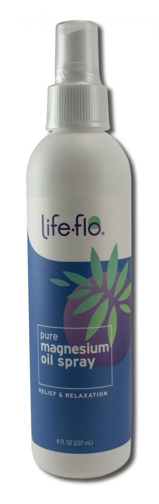 Life-Flo Pure Oils & Butters Pure Magnesium Oil Spray 8 oz