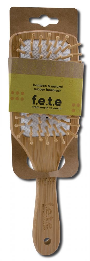 F.E.T.E. Bamboo Accessories Paddle Brush