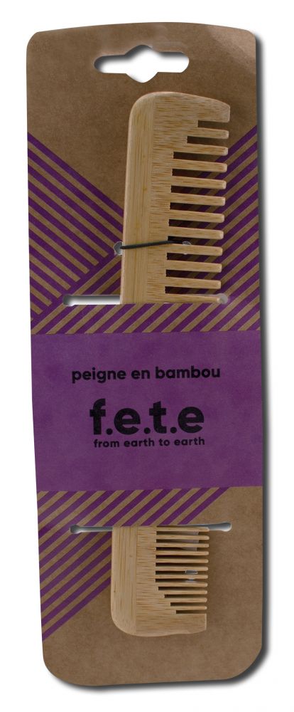 F.E.T.E. Bamboo Accessories Thin Classic Style Comb