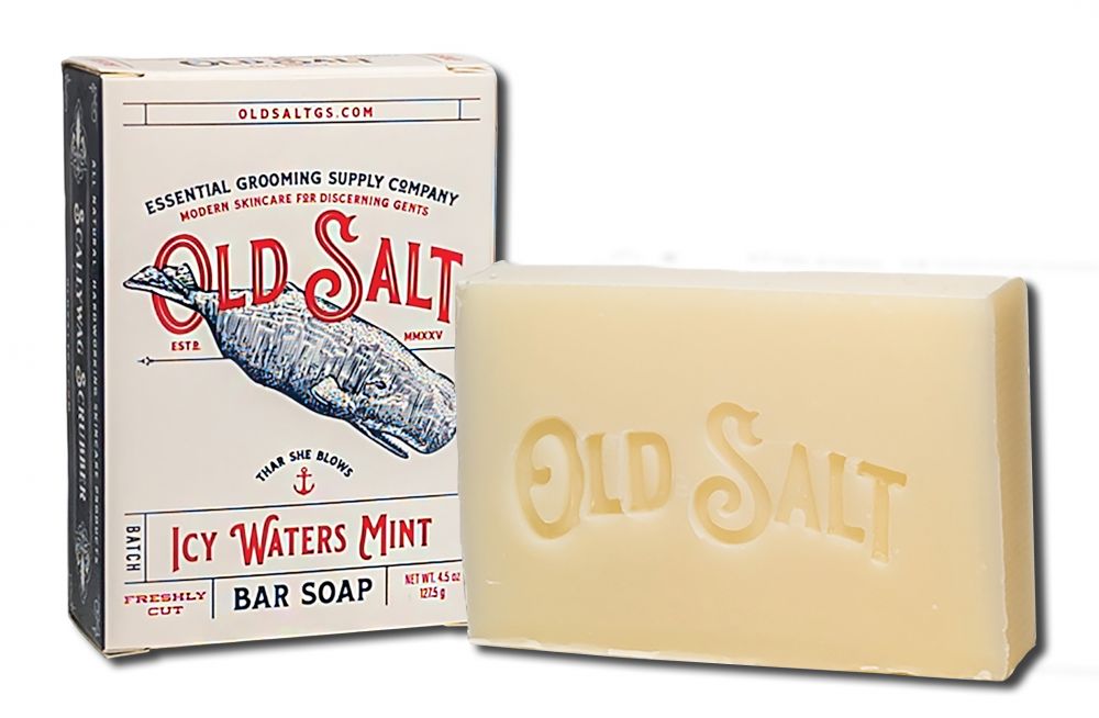 Old Salt Bar Soap Icy Waters Mint 4.5 oz