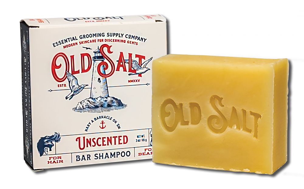 Old Salt Hair Care Hair/Beard Shampoo-Boxed-Unscented 3 oz