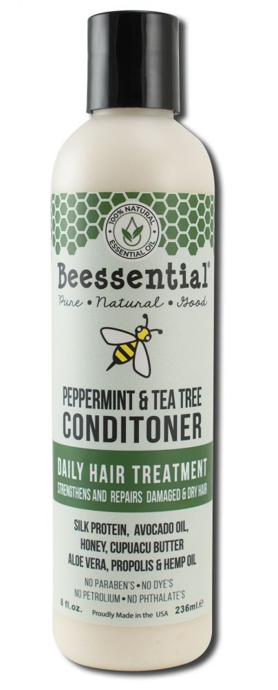 BEESSENTIAL HAIR CARE Peppermint and Tea Tree Conditioner 8 oz