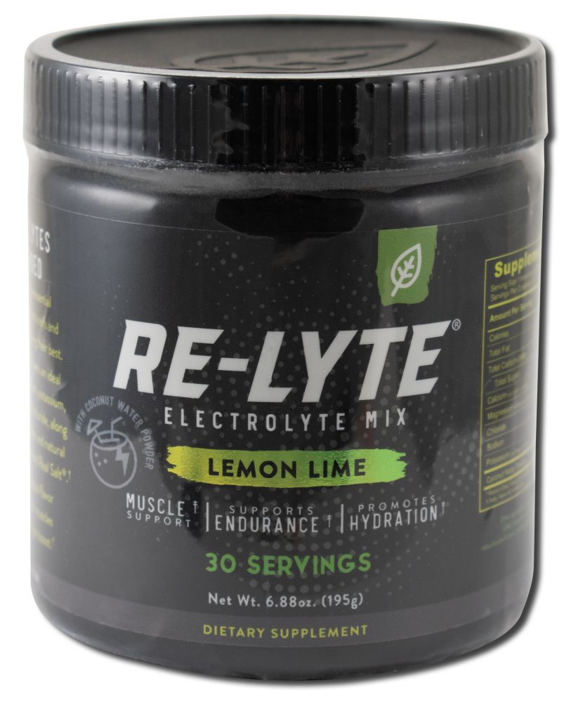 Redmond Trading Company REDMOND RE-LYTE ELECTROLYTE DRINK MIX Hydration Lemon Lime 6.88 oz jar