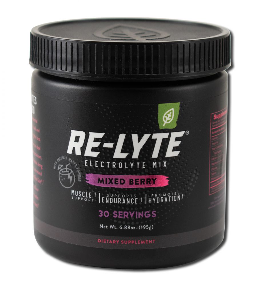 Redmond Trading Company REDMOND RE-LYTE ELECTROLYTE DRINK MIX Hydration Mixed Berry 6.88 oz jar