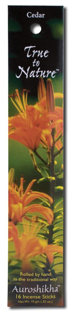 Auroshikha True To Nature Incense Cedar
