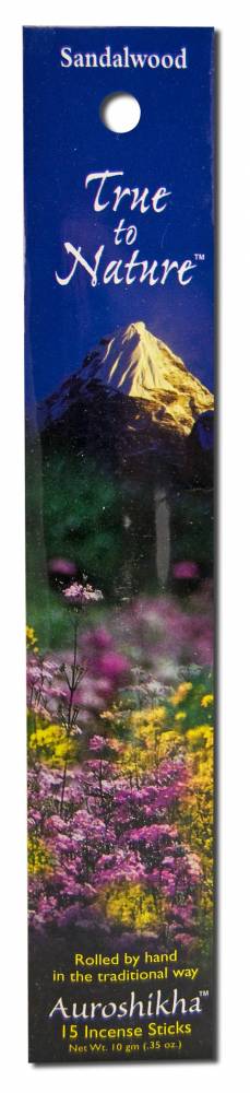 Auroshikha True To Nature Incense Sandalwood (Indra Sandal)