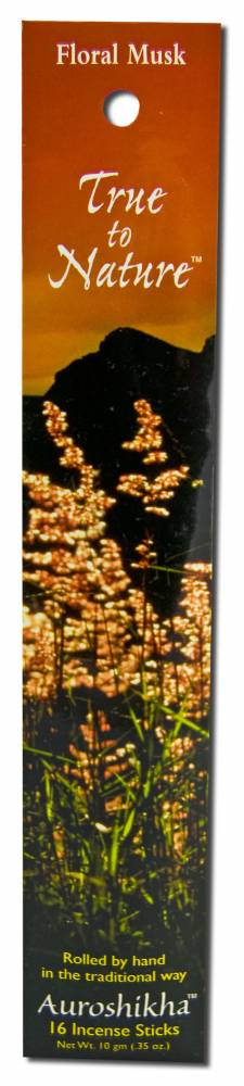 Auroshikha True To Nature Incense Floral Musk (Krishna Musk)