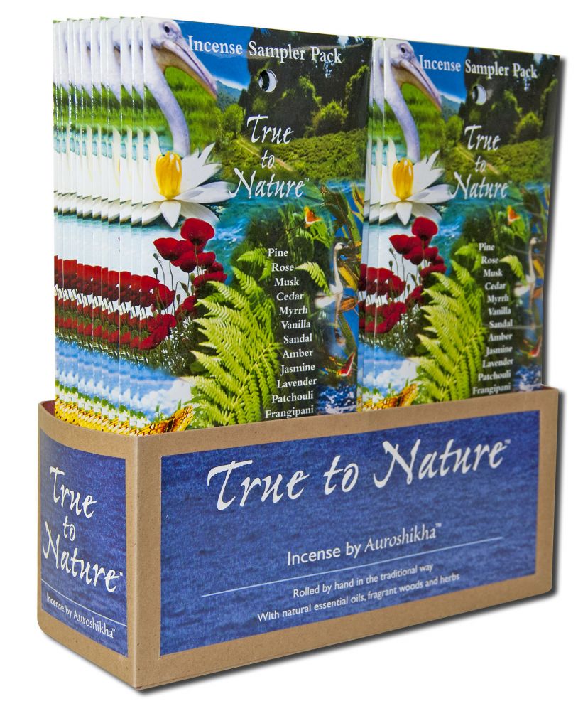 Auroshikha Incense Gift Packs Fragrance Sampler Prepack 24 pc
