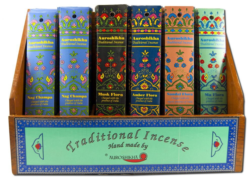 Auroshikha Incense Traditional Fragrances Prepack 120 pc
