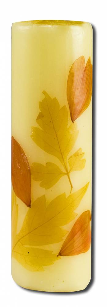 Auroshikha Cylindrical (0.75 in x 2.75 in)(2 cm) Flower Candles Citronella