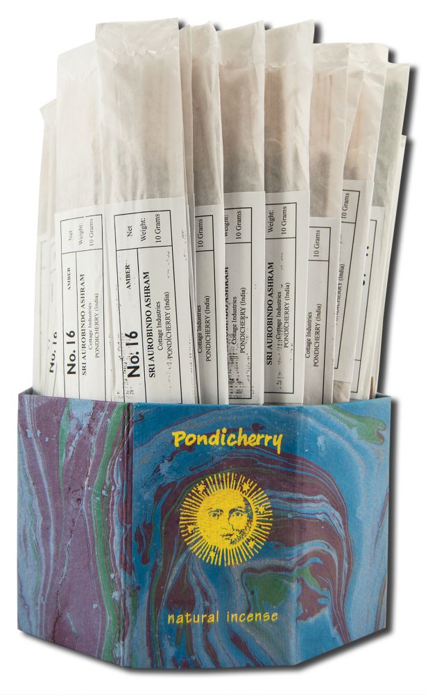 Sri Aurobindo Ashram Incense Incense Ashram Display 120 pc