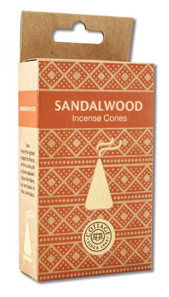Sri Aurobindo Ashram Incense Cottage Cones Sandalwood Incense Cones