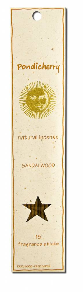 Pondicherry Incense Incense Sticks (15 Sticks) Sandalwood