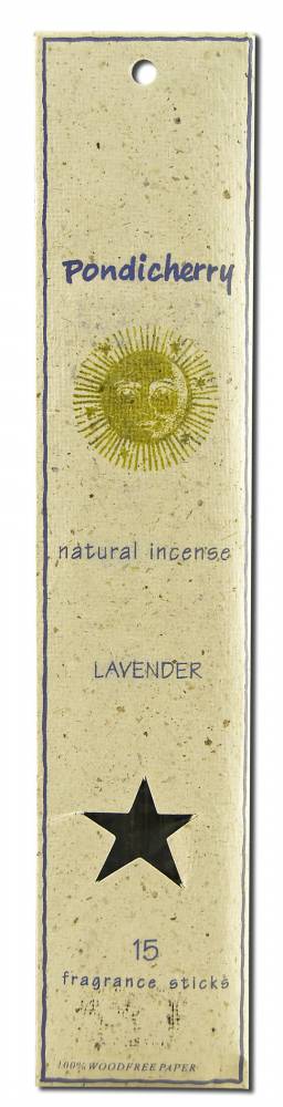 Pondicherry Incense Incense Sticks (15 Sticks) Lavender