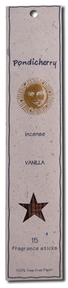 Pondicherry Incense Incense Sticks (15 Sticks) Vanilla