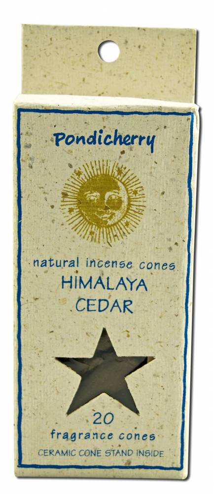 Pondicherry Incense Cones (20 Cones) Himalayan Cedar