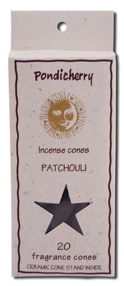 Pondicherry Incense Cones (20 Cones) Patchouli