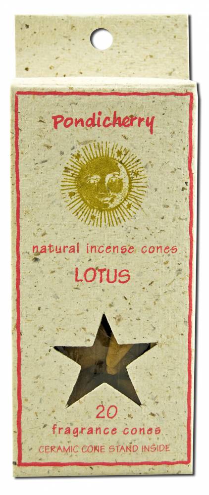 Pondicherry Incense Cones (20 Cones) Lotus