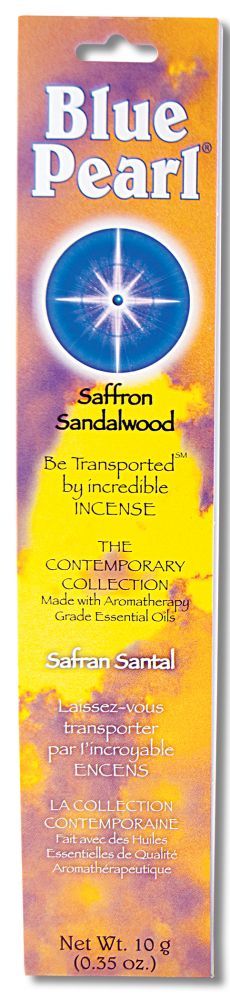 Blue Pearl Contemporary Incense Collection Saffron Sandalwood 10 gm