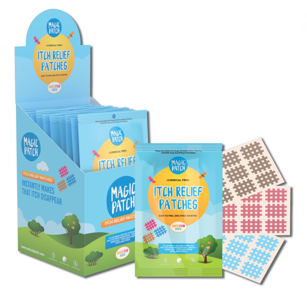 Natural Patch Outdoor Protection Magic Patch Itch Relief Patch 27 ct 30 pc POP