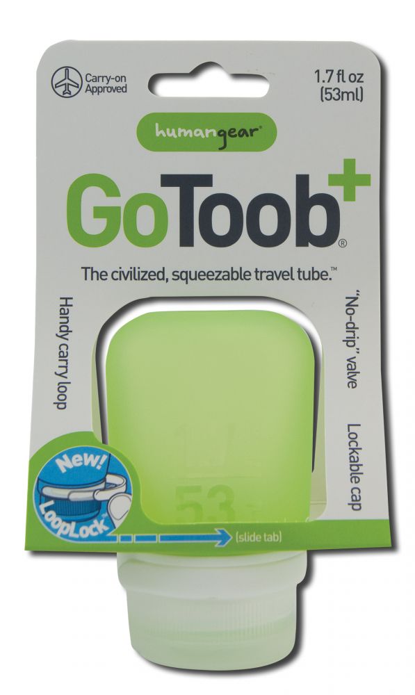 Humangear go Toob+ Green Small 1.7 oz