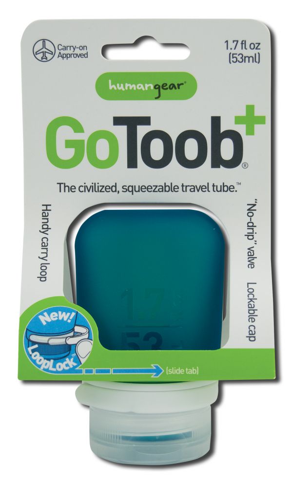 Humangear go Toob+ Teal Small 1.7 oz