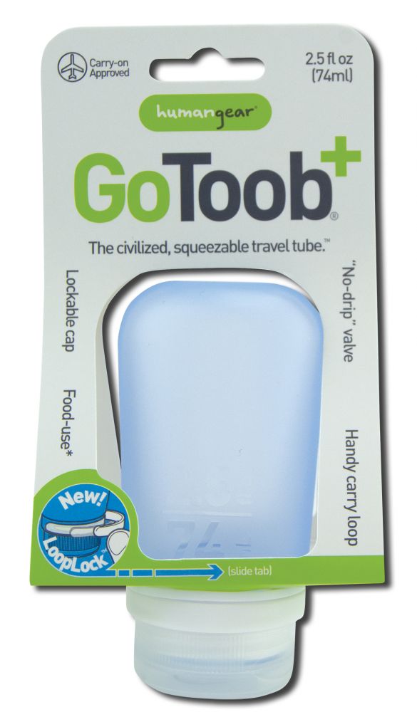 Humangear go Toob+ Blue Medium 2.5 oz