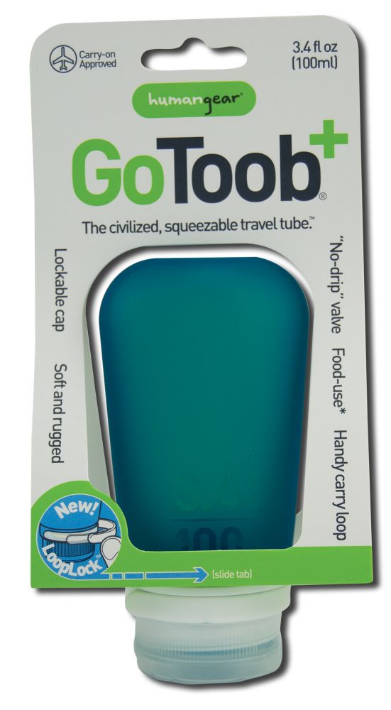 Humangear go Toob+ Teal Large 3.4 oz