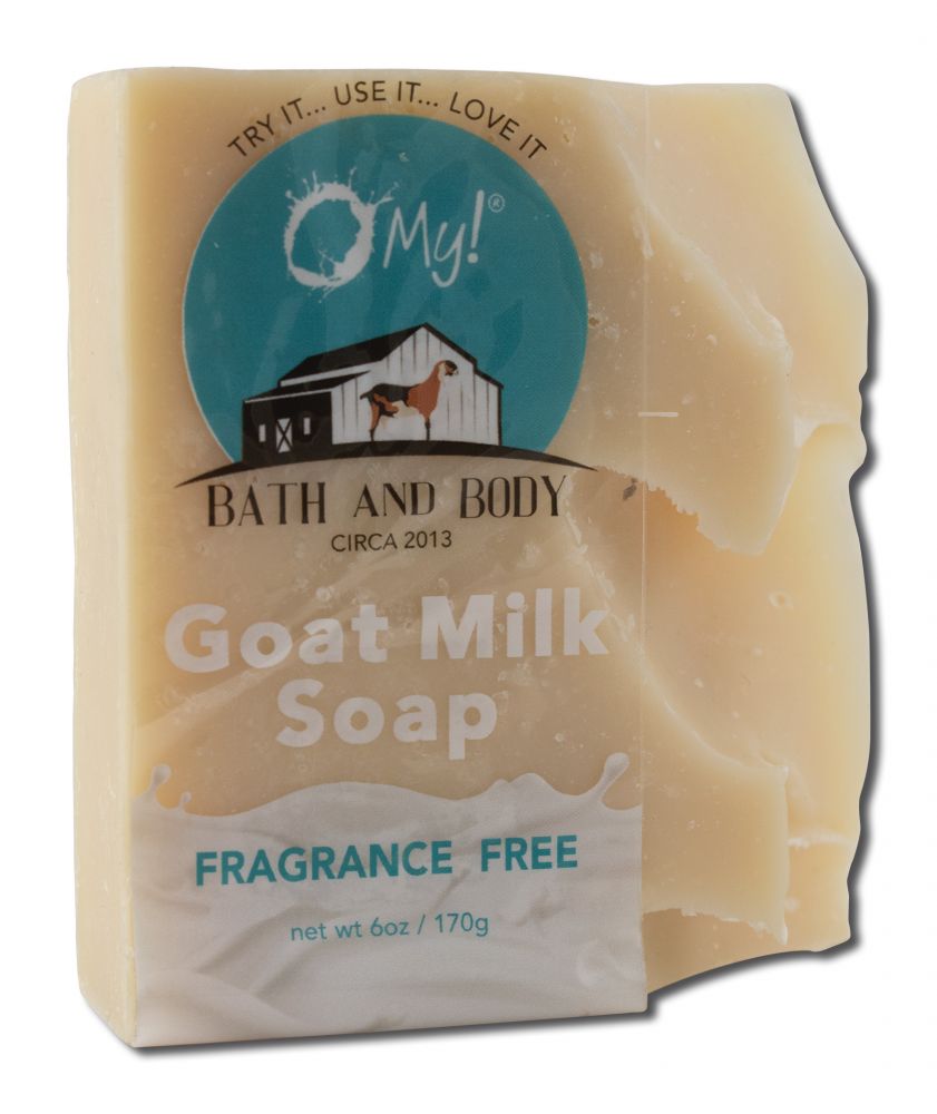 O MY! BATH AND BODY Bar Soap Fragrance Free 6 oz