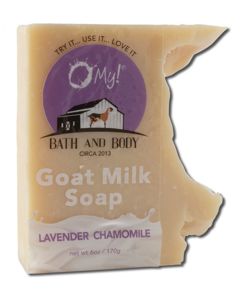 O MY! BATH AND BODY Bar Soap Lavender Chamomile 6 oz