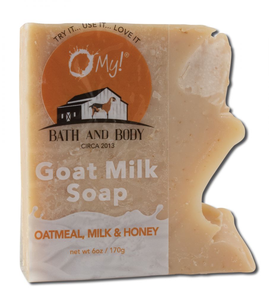 O MY! BATH AND BODY Bar Soap Oatmeal Milk & Honey 6 oz