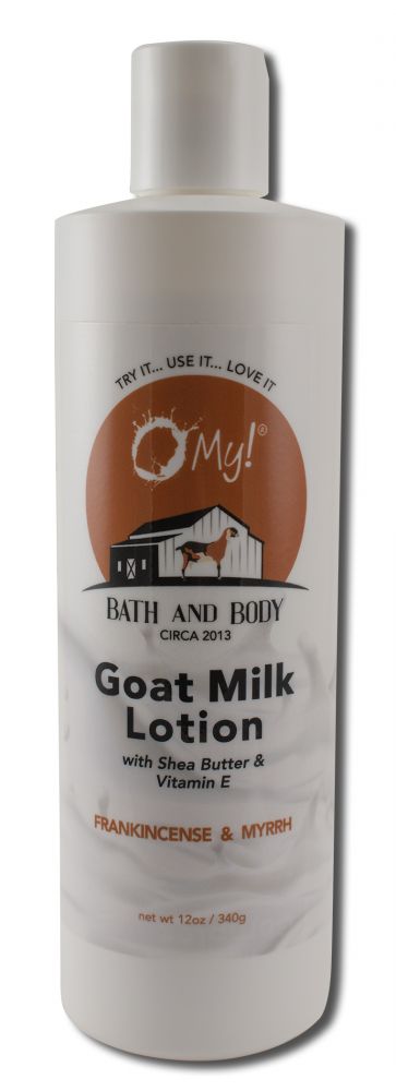 O MY! BATH AND BODY Lotion Frankincense & Myrrh 12 oz