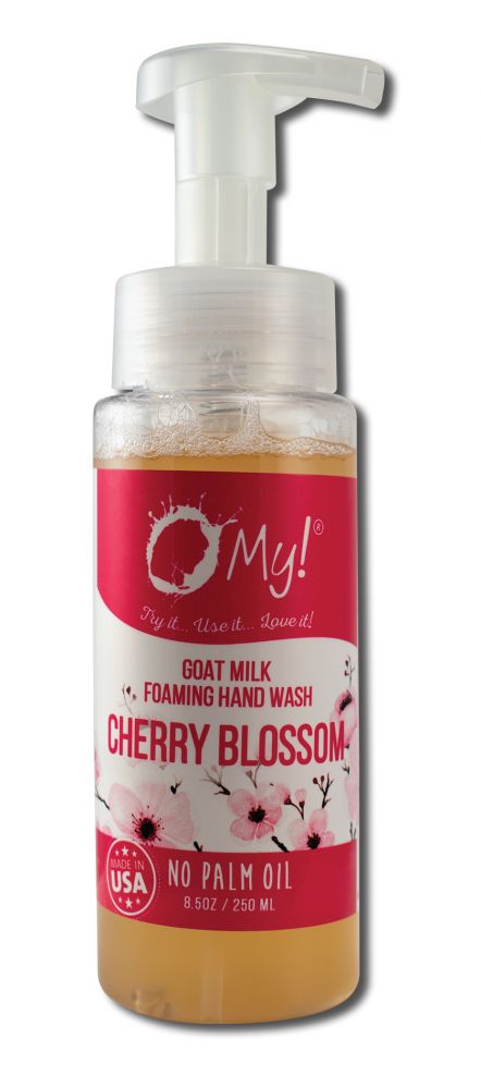 O MY! BATH AND BODY O MY! GOAT MILK FOAMING HAND WASH Cherry Blossom 8.5 oz