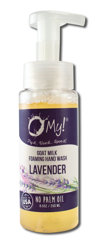 O MY! BATH AND BODY O MY! GOAT MILK FOAMING HAND WASH Lavender 8.5 oz