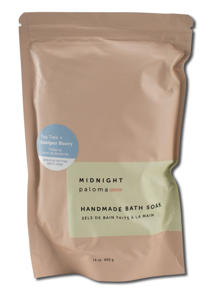 MIDNIGHT PALOMA BOTANICALS MIDNIGHT PALOMA BOTANICALS BATH SOAK Tea Tree + Juniper Berry 14 oz