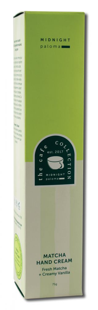 MIDNIGHT PALOMA BOTANICALS MIDNIGHT PALOMA BOTANICALS HAND CREAM Matcha Creamy Vanilla 75g