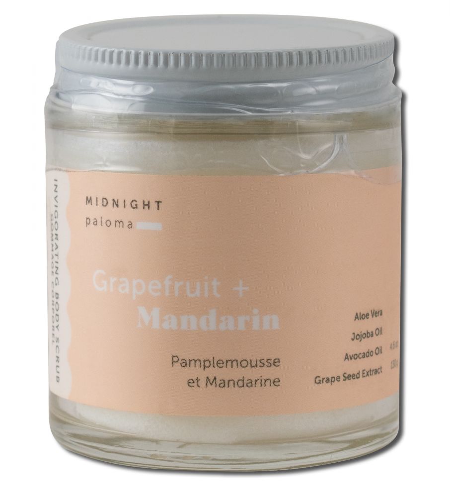MIDNIGHT PALOMA BOTANICALS MIDNIGHT PALOMA BOTANICALS SALT SCRUB Grapefruit + Mandarin 4 oz