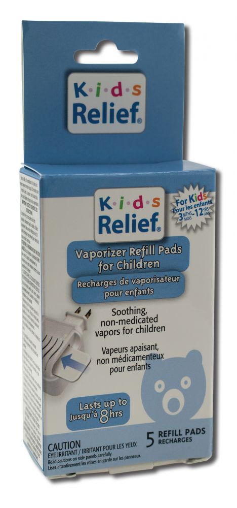 HOMEOLAB INTERNATIONAL USA HOMEOLAB INTERNATIONAL USA KIDS RELIEF Waterless Vaporizer Refill Pads 5pk