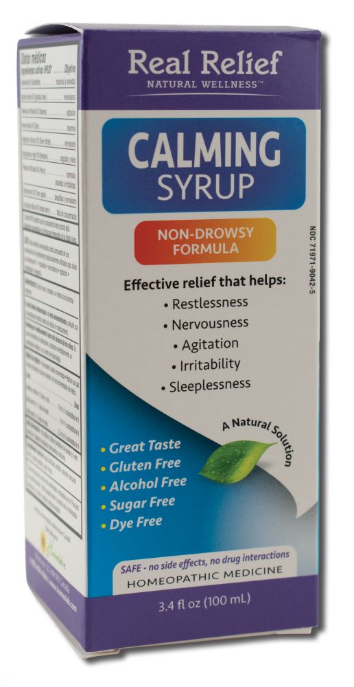 HOMEOLAB INTERNATIONAL USA HOMEOLAB INTERNATIONAL USA REAL RELIEF Calming Syrup 3.4 oz
