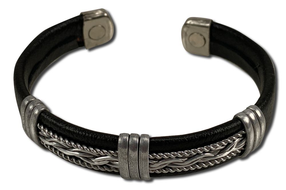 MRH International Copper Bracelets Milan Copper/Black/Silver Design