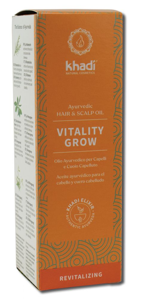 Khadi Usa Ayurvedic Hair Oil Vitality Grow 1.69 oz